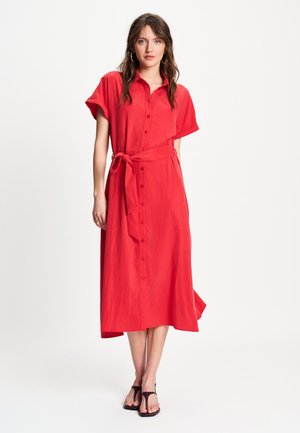 POM Amsterdam, DRESS - LUNA BLOOM RED - Blousejurk - red