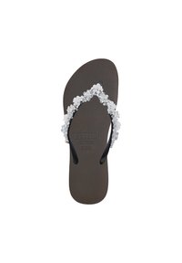 Uzurii PRECIOUS BLOOM  - T-bar sandals - coffee