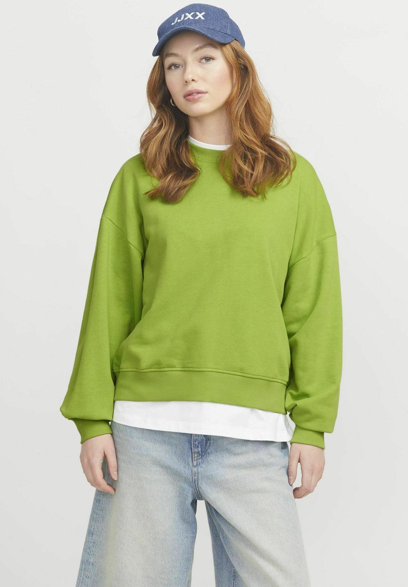 JJXX JXALFA CREW - Sportska majica - parrot green