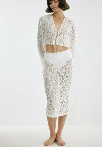 Pencil skirt - cream