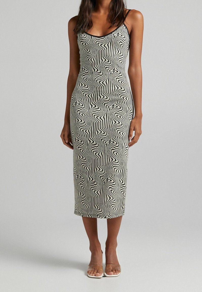 Bershka Fodralklänning - black