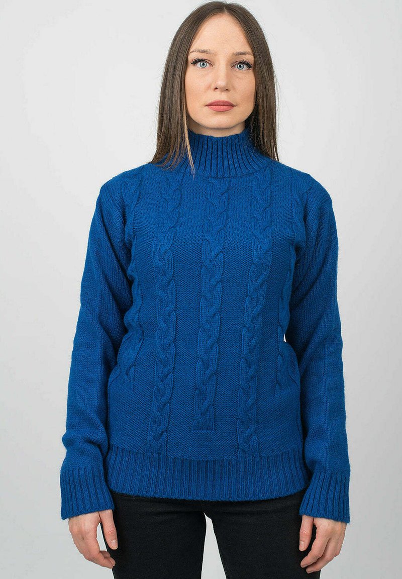 Dalle Piane Cashmere TURTLENECK - Maglione - bluette