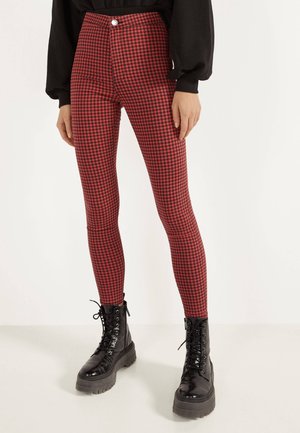 Farkkuleggingsit - red