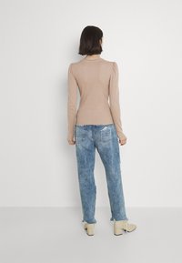 JDY JDYCEREN PUFF SLEEVE - Camisola de manga comprida - chanterelle