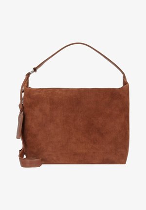 Cowboysbag CRESTON - Bolso de mano - dark tan-cognac