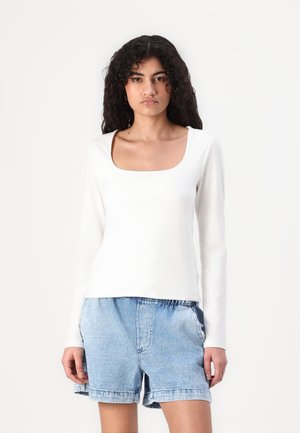 PORTRAIT NECK - T-shirt à manches longues - new off white