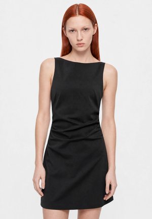 Abercrombie & Fitch, FORME HIGH NECK RUCHED MINI DRESS - Robe de soirée - black