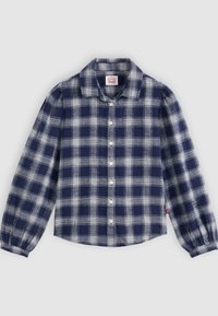 JOURNEY - Chemisier - alarcon plaid navy cotton