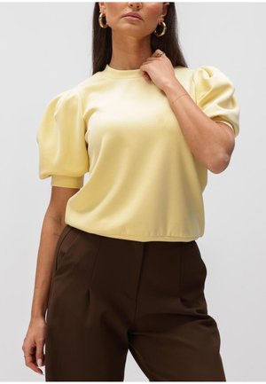 NOTRE-V FRIGIE - T-shirt basic - butter yellow