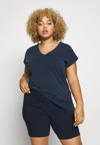 Kaffe Curve - LINA - T-shirt basic - midnight marine Miniatuurafbeelding 1