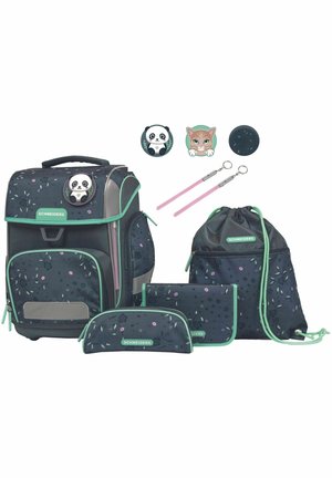 SET 8-TEILIG - Schooltas set - mint meadow