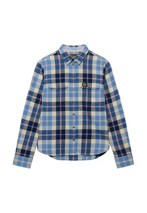 Superdry & Co, SUPERDRY LUMBERJACK CHECK FLANNEL SHIRT.. - Button-down blouse - classic blue check