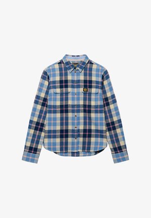Superdry & Co, SUPERDRY LUMBERJACK CHECK FLANNEL SHIRT.. - Button-down blouse - classic blue check