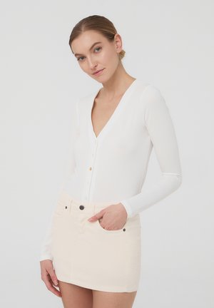 Terranova Cardigan - bianco lana