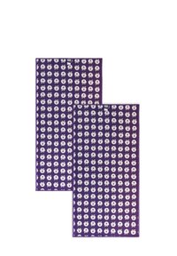 Småfolk 2ER-PACK 70 140 MIT ÄPFELN - Bath towel - purple