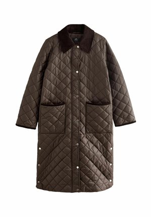 LONGLINE HERITAGE - REGULAR FIT - Zimný kabát - chocolate brown