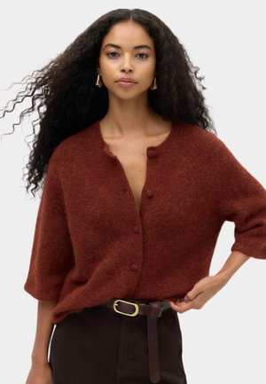 Marks & Spencer, RELAXED FIT - Cardigan - rust