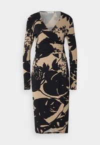 WRAPPED SLIM - Trikoomekko - black/beige