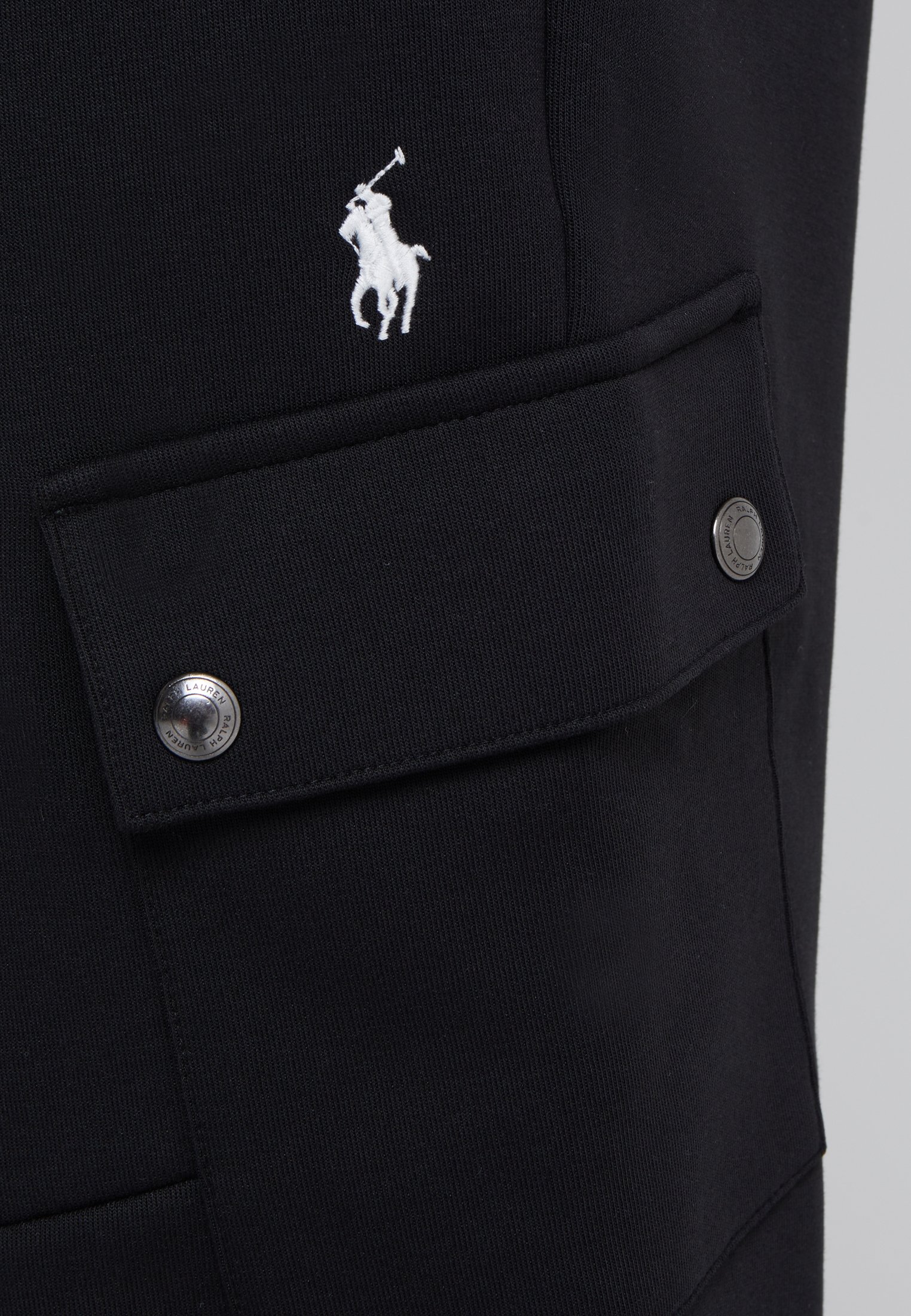 black and white ralph lauren tracksuit