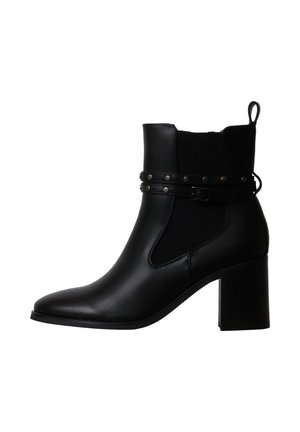 Super Mode, BOTTINES À TALON SUPER MODE - Bottines de cowboy / motard - noir