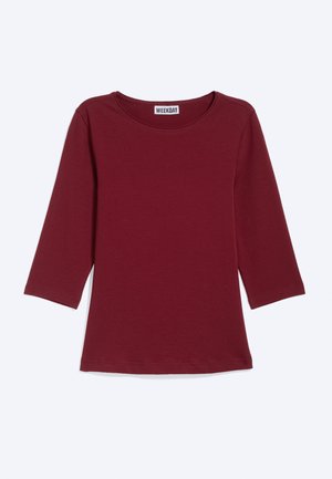 Weekday, ENORA  - T-shirt à manches longues - cherry red