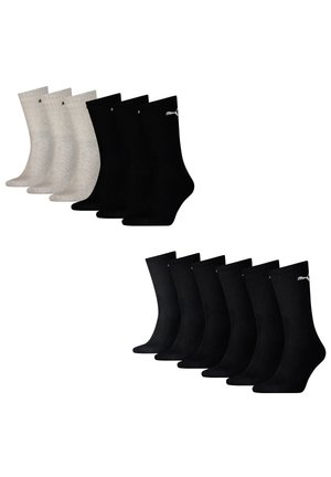 Puma 12 PAIR PACK - Sports socks - schwarz-grau