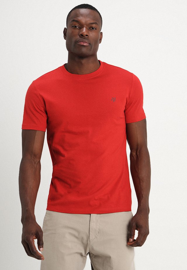 SHORT SLEEVE ROUND NECK - T-shirt basic - pompeian red