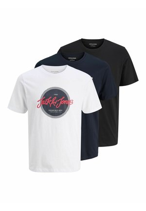 3ER-PACK - T-Shirt print - white