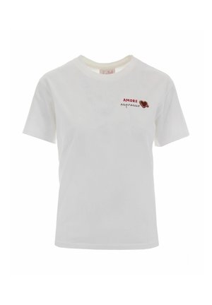 MC2 Saint Barth, T-SHIRT EMILIE CON STAMPA - T-shirt con stampa - amore espresso n emb