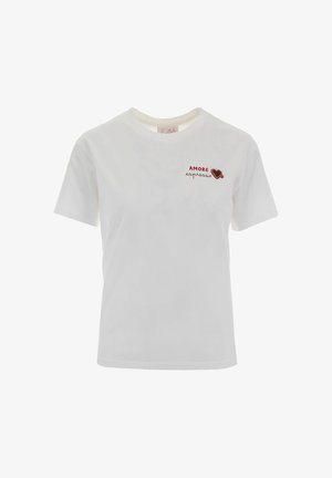 MC2 Saint Barth, T-SHIRT EMILIE CON STAMPA - T-shirt con stampa - amore espresso n emb