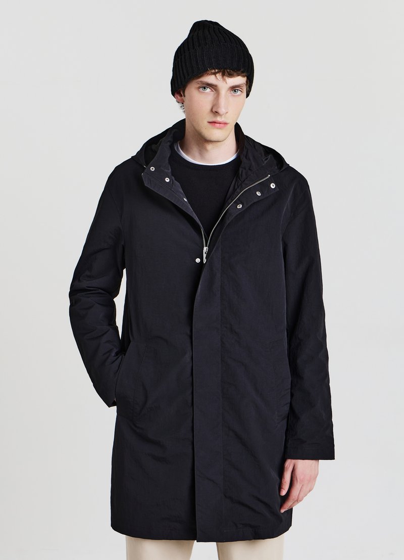 Calliope LEGGERO CON CAPPUCCIO - Parka - nero