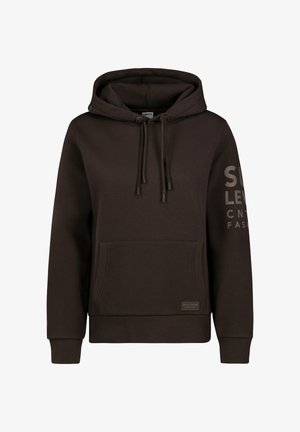 Sublevel, SUBLEVEL SWEATHOODIE - Hoodie - dark-brown