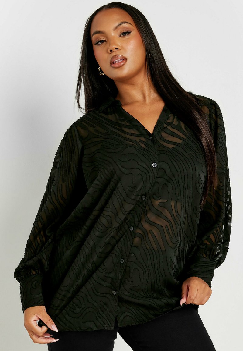 Yours Clothing Camicia - black