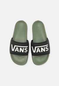 Vans LA COSTA SLIDE ON UNISEX - Iešļūcenes - black/olivine