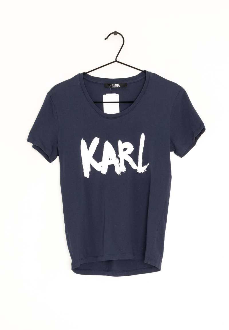 KARL LAGERFELD Print T-shirt - blue