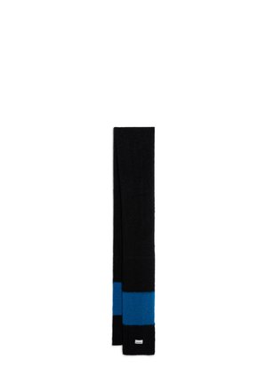 SAABE STRIPED UN-WASTED - Schal - black/dark wave
