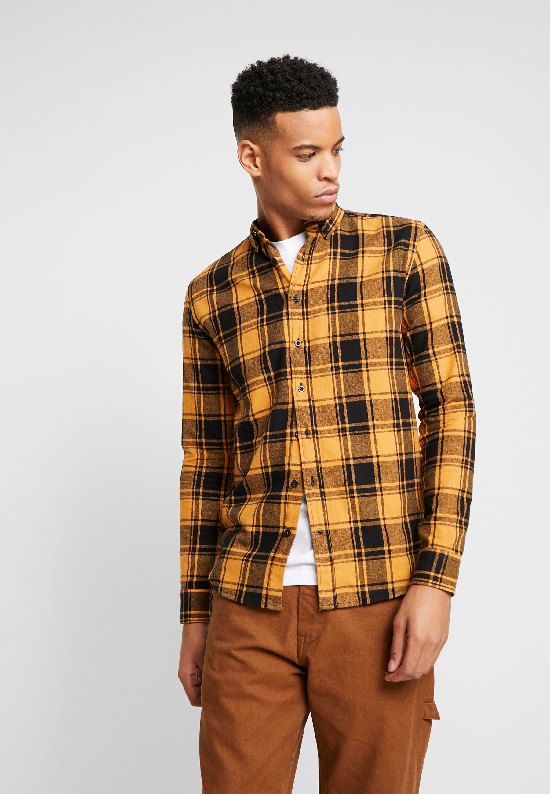 CHECK - Shirt - yellow - Zalando.ie