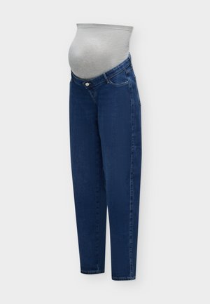 ONLY MATERNITY, OLMSNOW BARREL - Дънки Mom fit - dark blue denim