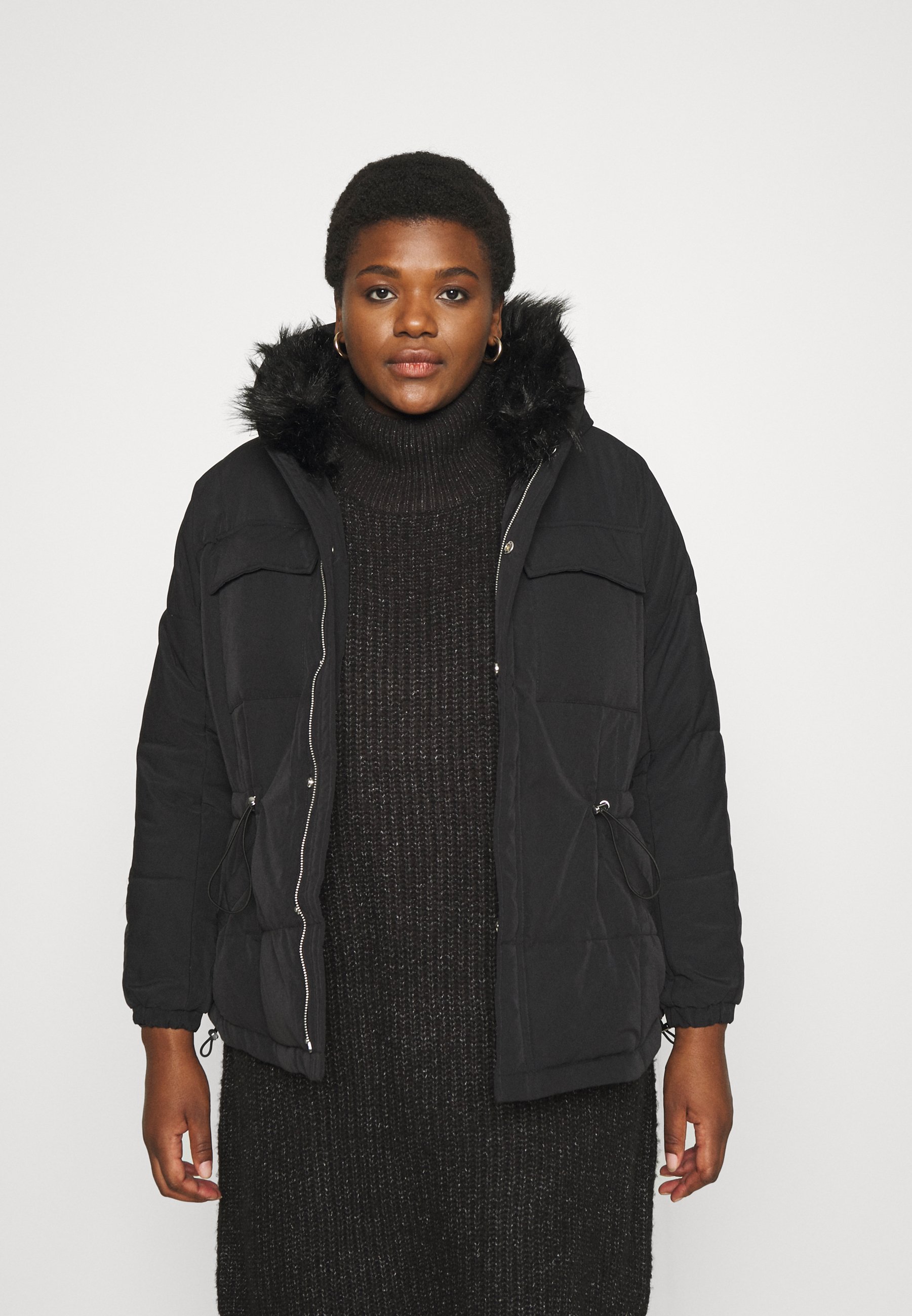 Donna SHORT DIP HEM - Parka Donna SHORT DIP HEM - Parka