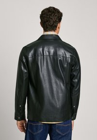 Pepe Jeans Kožnata jakna - black