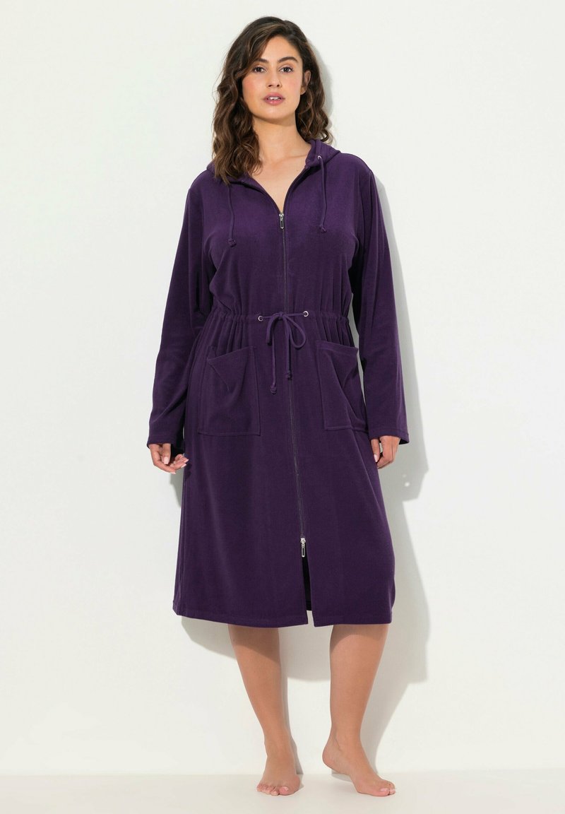 Ulla Popken Accappatoio - aubergine