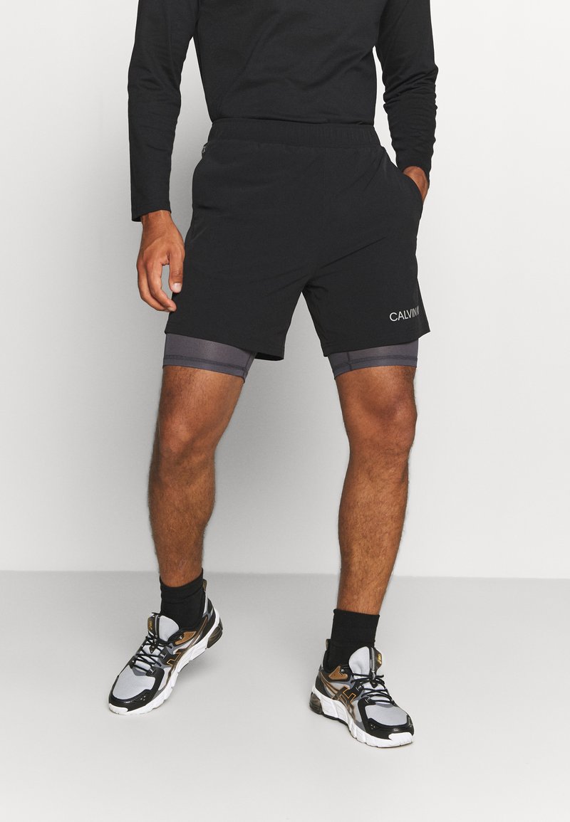 Calvin Klein Performance SHORT Sports shorts black Zalando.co.uk