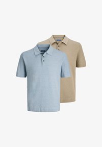 Non sélectionné, hellbraun/hellblau