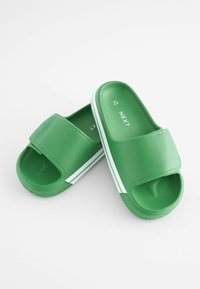 Next STRIPE - REGULAR FIT - Badesandaler - green