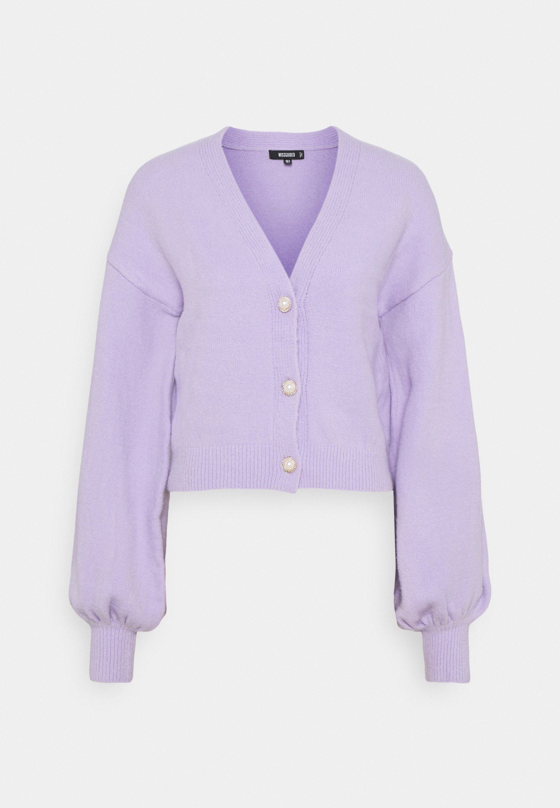 lilac button cardigan