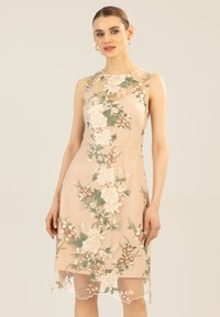 Apart - BESTICKTES - Cocktail dress / Party dress - nude multicolor Thumbnail Image 1