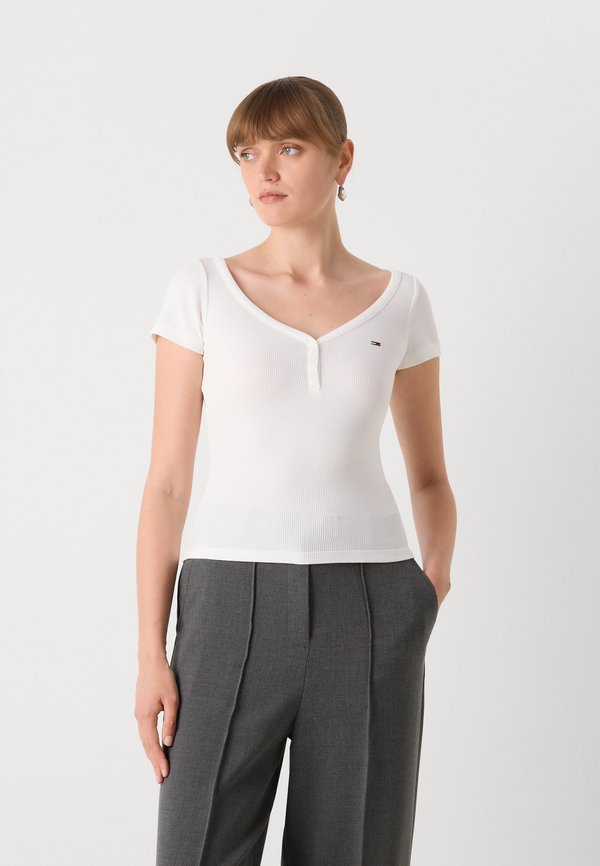 HENLEY  - Basic T-shirt - ecru4