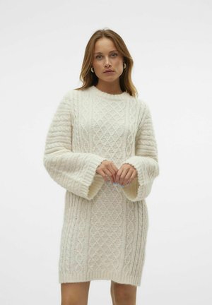 VMJESSICA MIDI - Stickad klänning - birch