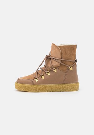 LOLA - Lace-up ankle boots - taupe