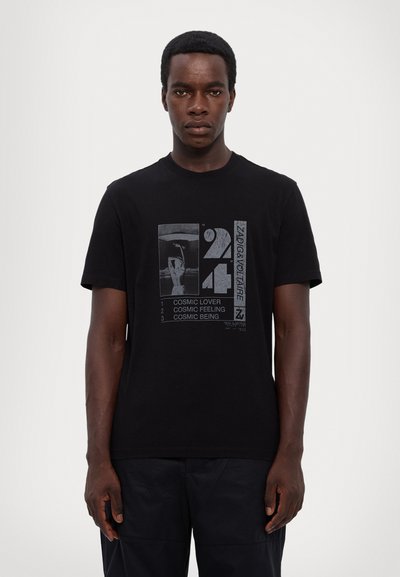 Zadig & Voltaire TED COSMIC POSTE - T-shirts med print - noir